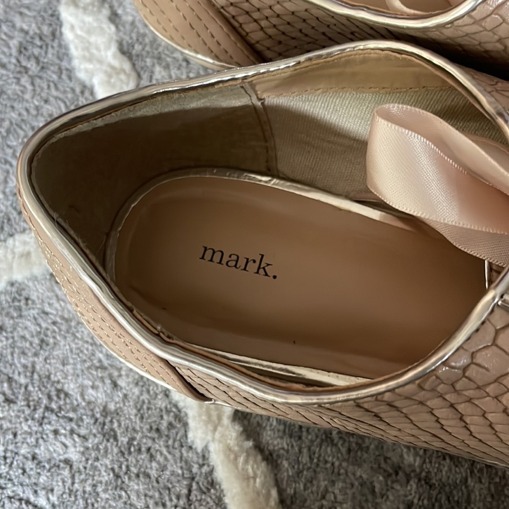 Mark. Women's Shoes. Tan Alligator Print Size 10‎ - new - Picture 4 of 9